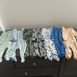 Target Infant Zip Up Pajamas/Sleepers